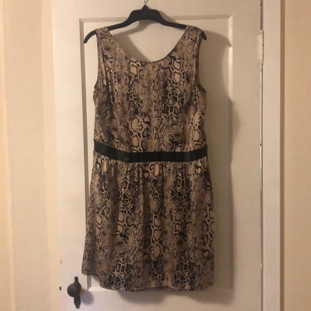 Animal Print Dress